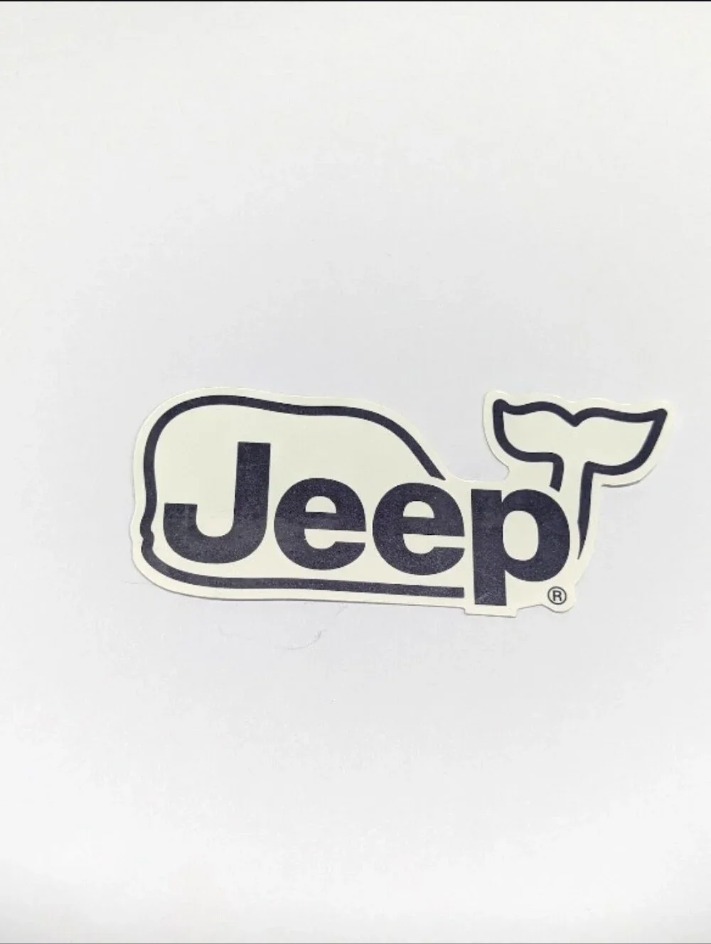 Vineyard Vines Black Jeep Logo Sticker for Phones & Accessories